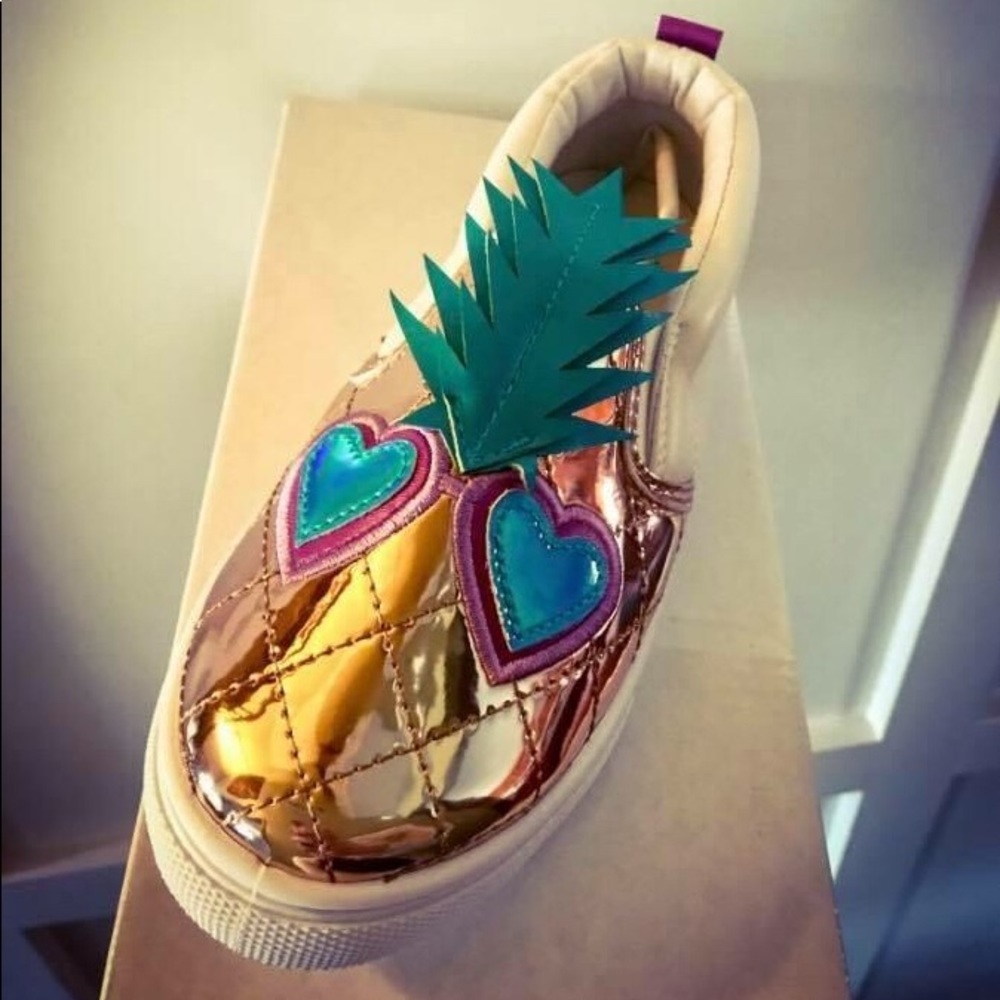 Girls Pineapple Slip On Shoes
